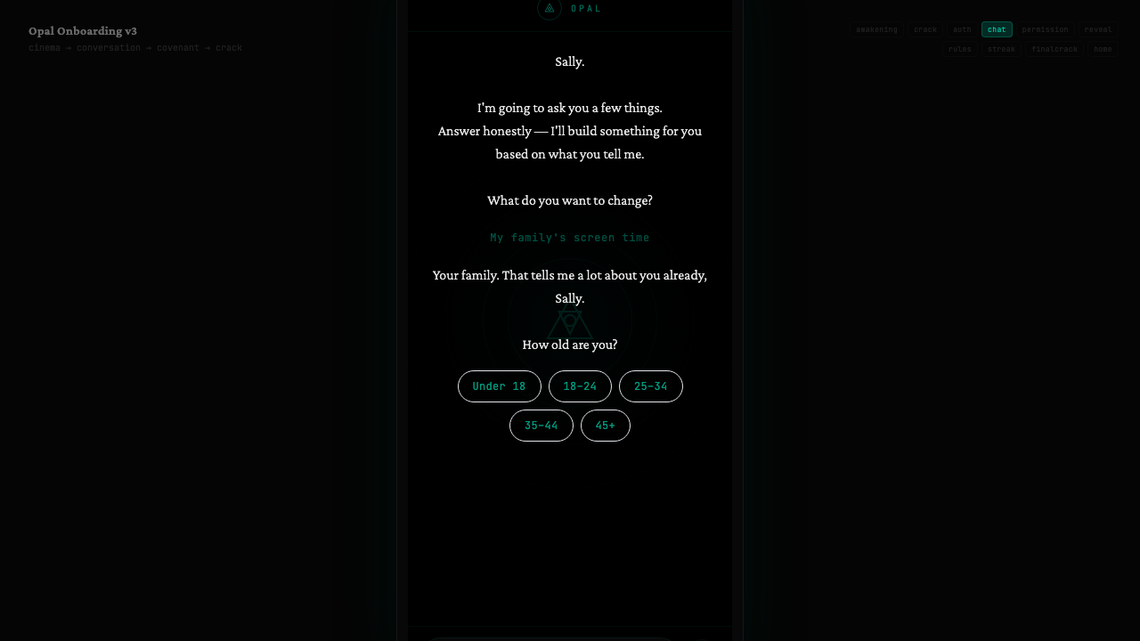 Screen 5: How old are you?