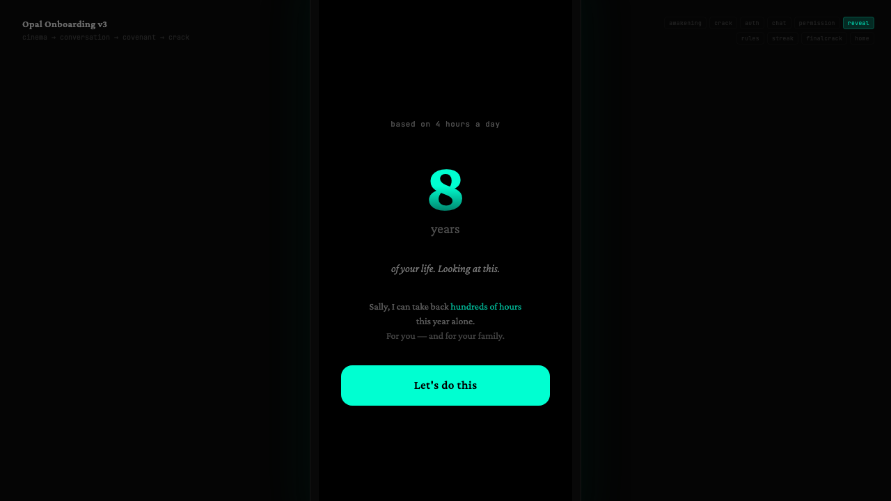 Screen 13: The Reveal